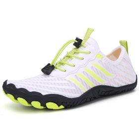 Men's Quick Drying Aqua Shoes For Hiking Surfing Swimming Beach (Color: White, size: 6)