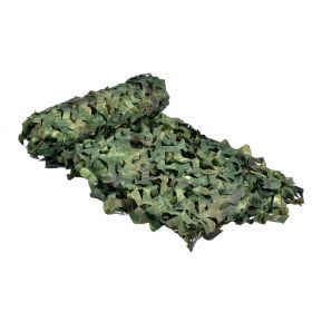 2x3M 2x5M 3x4M 3x5M Reinforced Camouflage Nets Woodland Army Training Camo Netting Car Covers Pool Beach Garden Sun Shelter (Color: 2X5m)